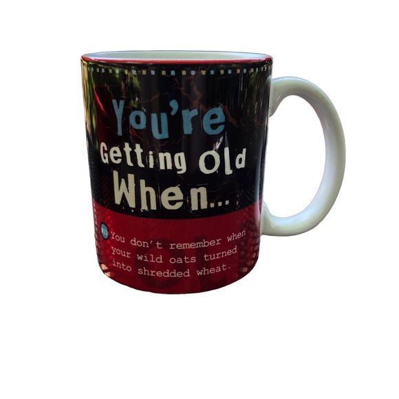 Vintage Graphic Encore Coffee Mug, Cup by Papel Giftware; Funny Drinkware - Picture 2 of 9